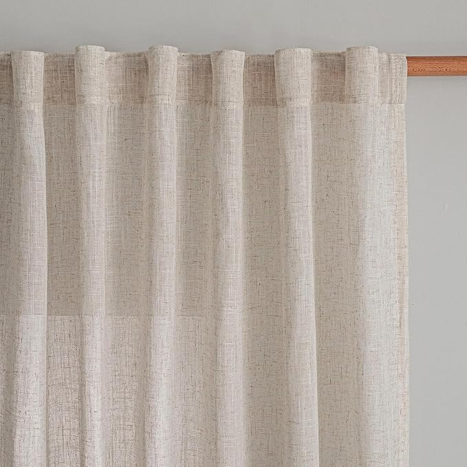 MYSKY HOME Natural Linen Curtains - Image 8