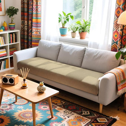 Hokway Couch Cushion Covers Stretch Cushion Covers Sofa Seat Cushion Slipcover - Image 3
