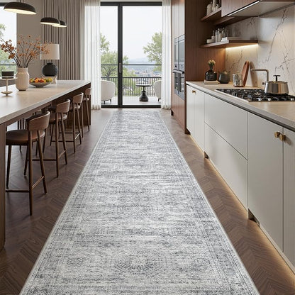 2x12 Runner Rug Non Slip, Washable Hallway Runner Rug, Laundry Room, Soft - Image 4