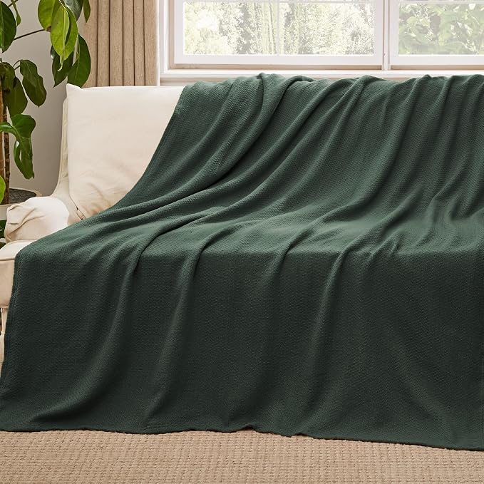 Bedsure GentleSoft 100% Cotton Large Throw Blanket - Image 5