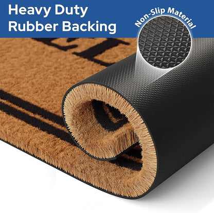 Barnyard Designs Natural Coco Coir Non-Slip Doormat | Heavy-Duty Welcome Mat - Image 8