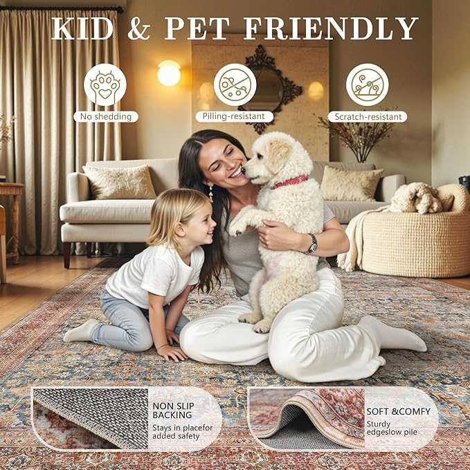 8x10 Area Rugs for Living Room - Image 5