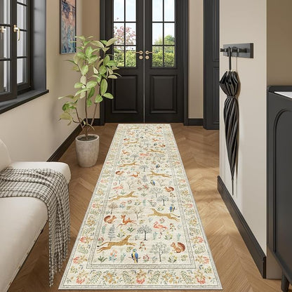 DUKINO 2x10 Kitchen Runner Rug, Soft Non Slip Animal Washable Rug, Non-Shedding - Image 7