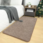 Small Area Rugs for Bedroom, 2×4 Non Slip Runner Rug, Matte Brown | Washable by AROGANAREARUG