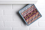 Maison d' Hermine Pot Holders Set 100% Cotton Heat Resistant Potholders 8" x 8" Hot Pads with Loop BBQ, Cooking, Baking, Grilling, Kitchen, Handling Hot Pans (Pack of 2, Fair Isle)