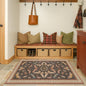 Boho Brown 3x5 Entryway Rugs Indoor by HazoHaus
