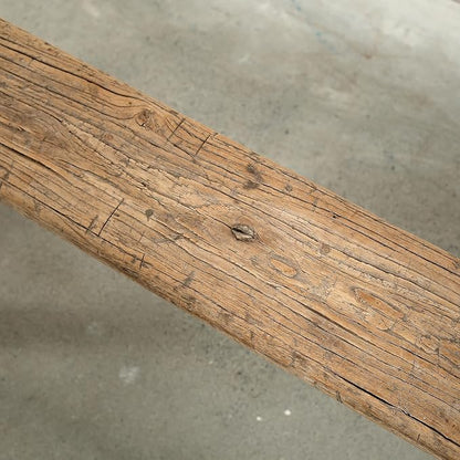 Artissance Handmade Wooden Entryway Bench, Vintage Noodle Bench - Image 5