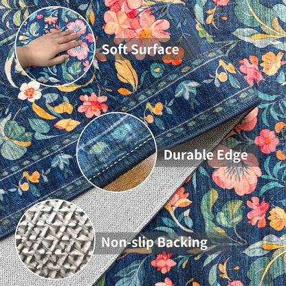 2x6 Soft Washable Runner Rugs: Velvet Feel & 5-10 Degrees Warmer Underfoot - Image 4