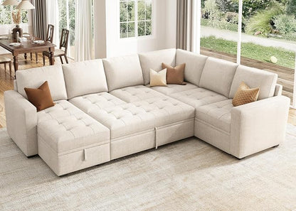 HONBAY Sectional Sleeper Sofa Couch by HONBAY
