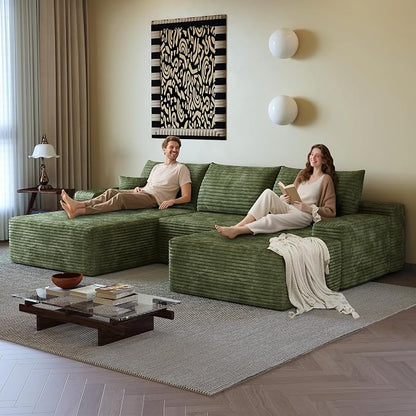 108" Sectional Couches for Living Room Cloud Couch Sofa - Image 6