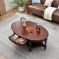 Solid Wood Oval Coffee Table by JESONVID