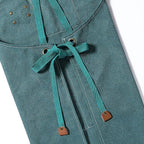 AFUN Chef Aprons for Men Women with Large Pockets, Cotton Canvas Cross Back Heavy Duty Adjustable Work Apron, Size M to XXL (Darkgreen)