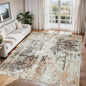 6x9 Area Rugs for Living Room Washable Bedroom Dining Room Brown Beige | Modern by Aelenmu