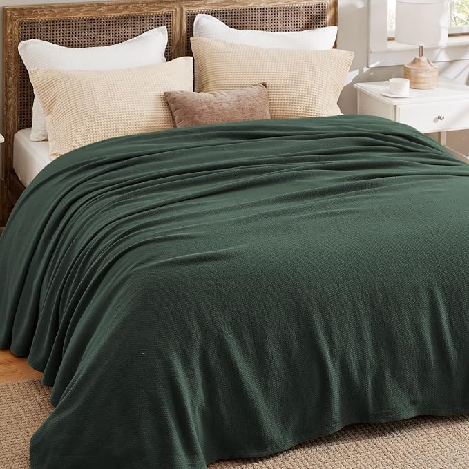 Bedsure 100% Cotton Large Blanket Oversized King - Image 5