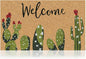 Coir Welcome Mat, 17 x 29 in | 100% Natural Coir, Anti-Shedding, Durable PVC by AmaruDoorMats