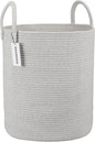 XUANGUO Cotton Rope Laundry Basket Hamper by XUANGUO