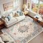 RELEANY Washable Area Rug, Water Repellent, Pet Friendly, Vintage Floral Boho by RELEANY