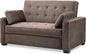 Serta Ainsley 72.6" Convertible Sleeper Sofa, Queen Size, Dreamcoil Comfort by SertaDreamConvertibles