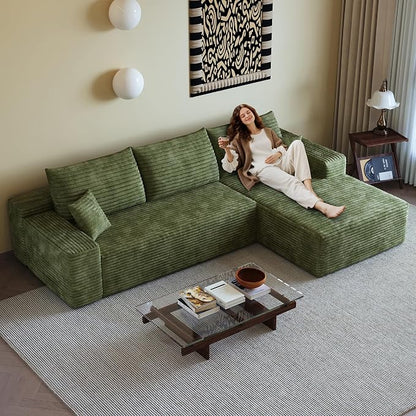 108" Sectional Couches for Living Room Cloud Couch Sofa by AWarmHomeForYou