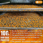 FRESHDRINKUS Premium 100% Natural Calendula Flower Tea Bags, 135 Count, Herbal Tea, Caffeine Free, Sugar Free, Gluten Free, Vegan