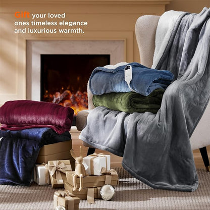 Bedsure Heated Blanket Full Size, Soft Electric Blanket - Image 8
