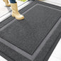 OLANLY Front Door Mat Outside 47x32, All-Season Heavy-Duty Rubber Doormat | Grey by OLANLY