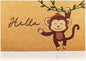 Coir Welcome Mat, 17 x 29 in | 100% Natural Coir, Anti-Shedding, Durable PVC by AmaruDoorMats