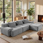 GRUSIGN 108'' Modular Sectional Boneless Couch, Tufted Cloud Sectional Couches by GRUSIGN