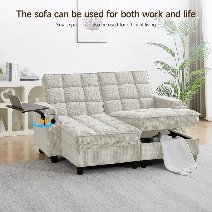 Auvsoce 71" Loveseat Recliner Chair - Image 4