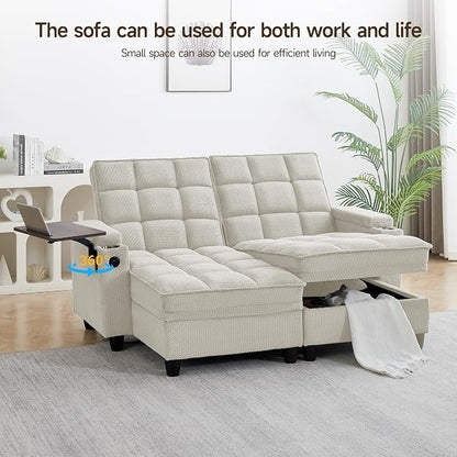 Auvsoce 71" Loveseat Recliner Chair - Image 4