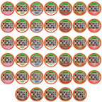 Double Donut Coffee Decaf Flavored Coffee Single Serve Cups For Keurig K Cup Brewer Variety Pack Sampler, 40 Count (SYNCHKG115120)