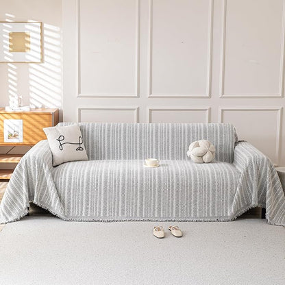 Boho Chenille Couch Cover for Dogs, Non Slip Sofa Cover, Couch Slipcover Covers by KaviKon