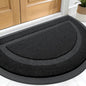 OLANLY Half Circle Front Door Mat Outside 71x23 All-Season Rubber Doormat | Jet by OLANLY