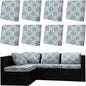 Outdoor Cushion Covers Set, Replacement by SUKAIKEQA
