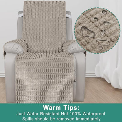 Foxdecor Recliner Chair Covers, Recliner Cover Non-Slip Chair Covers, Washable - Image 6
