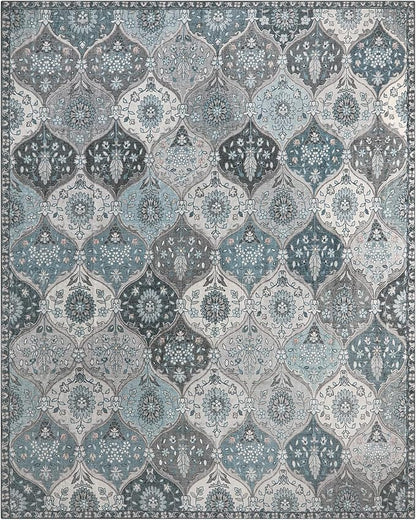 Lahome Moroccan Washable Rugs 9x12, Soft 9x12 Area Rug - Image 8