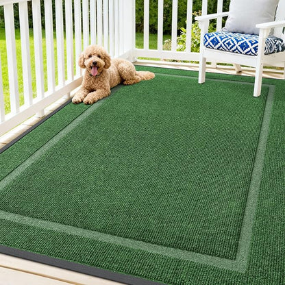 OLANLY Front Door Mat Outside 71x47, All-Season Heavy-Duty Rubber Doormat | by OLANLY