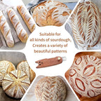 Bread Lame Sourdough Scoring Tools,Bread Scorer Tool for Homemade Bread,Dough Scoring Knife,Bread Razor Tool with 10 Razor Blades