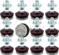 HUAYY 12 Pack Adjustable Furniture Leveling Feet, 1/4-20 Threaded Stem by HUAYY