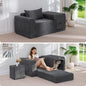 MAXYOYO Folding Sofa Couch, Convertible Floor Sofa by MAXYOYO