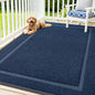 OLANLY Front Door Mat Outside 71x47, All-Season Heavy-Duty Rubber Doormat | Blue by OLANLY