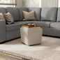 Furniture of America Lennox Modern Chenille 17-inch Square Storage Ottoman by FurnitureofAmerica
