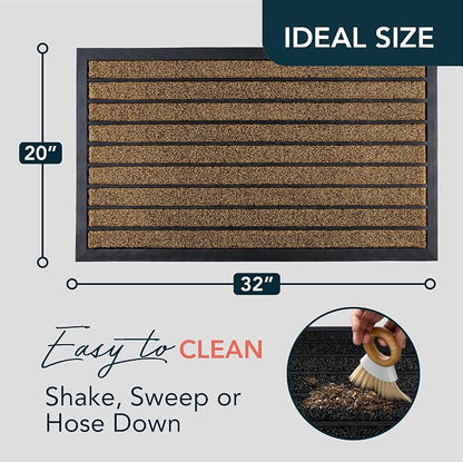 ubdyo Extra Durable Door Mat Outside Entrance | Stain Fade Resistant, Dirt - Image 2