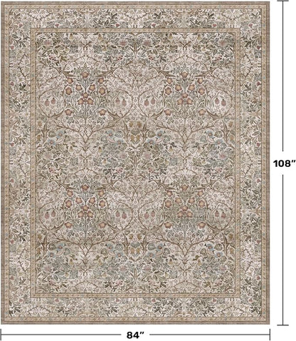 Washable Dining Room Rugs for Under Table - Image 2