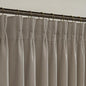Pinch Pleated Taupe Linen Semi Sheer Curtains 84 Inches Long 2 Panels Set | by Twodrapes