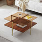 LumFurn Square Coffee Table, Mid-Century Modern Design, L30 x W30 x H17 Inch by LumFurn