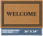 Barnyard Designs Natural Coco Coir Non-Slip Doormat | Heavy-Duty Welcome Mat by BarnyardDesigns