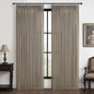 High Ceiling Dark Flax Extra Long 120 Inch Curtains 60 Inch Wide by PleatedDrapes