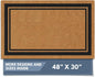 Barnyard Designs Natural Coco Coir Non-Slip Doormat | Heavy-Duty Welcome Mat by BarnyardDesigns