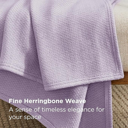 Bedsure GentleSoft 100% Cotton Blanket Twin XL Size - Image 3